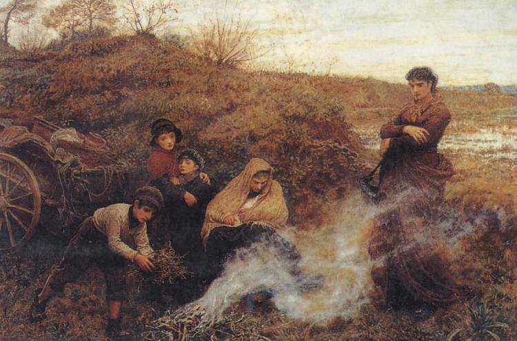 Frederick Walker,ARA,RWS The Vagrants